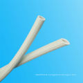 White Fiberglass Inner Braided Cable Sleeve 12mm